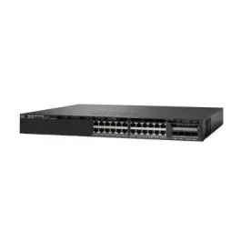 WS-C3650-24PS-S - Cisco 24-Ports 10Base-T PoE Manageable 1U Switch 