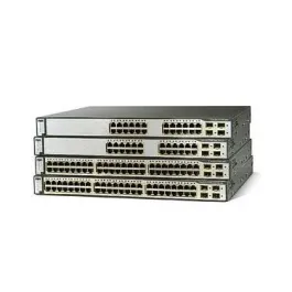 WS-C3750-24PS-E - Cisco 24-Ports 10/100 Mb/s Network Switch