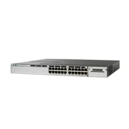 WS-C3750X-24P-S - Cisco 24-Ports 10Base-T PoE+ USB Ethernet Switch