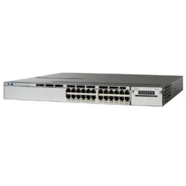 WS-C3850-24P-S-RF - Cisco 24-Ports 10Base-T PoE+ Manageable Layer-2 Switch