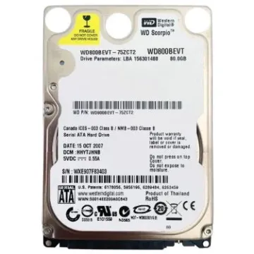 wd800bevt-75zct2 Western Digital